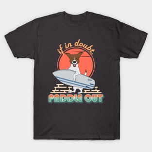 Surfing Russell Terrier T-Shirt